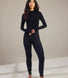 Recharge High Waisted Jogginghose - Midnight Black