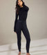 Recharge High Waisted Jogginghose - Midnight Black