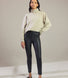High Waisted Leggings in Lederoptik - Black