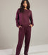 Luxus Lounge Jogginghose - Dark Cherry