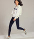 Everyday High Waisted Leggings - Navy Blue
