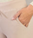 Gerippte Hose mit weitem Bein - Pink