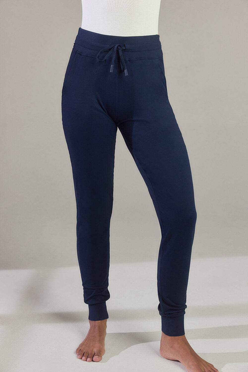 Recharge High-Waisted Jogginghose - Navy Blaue