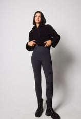 Leggings Extreme Mit Fleecefütterung - Dark Grey Marl