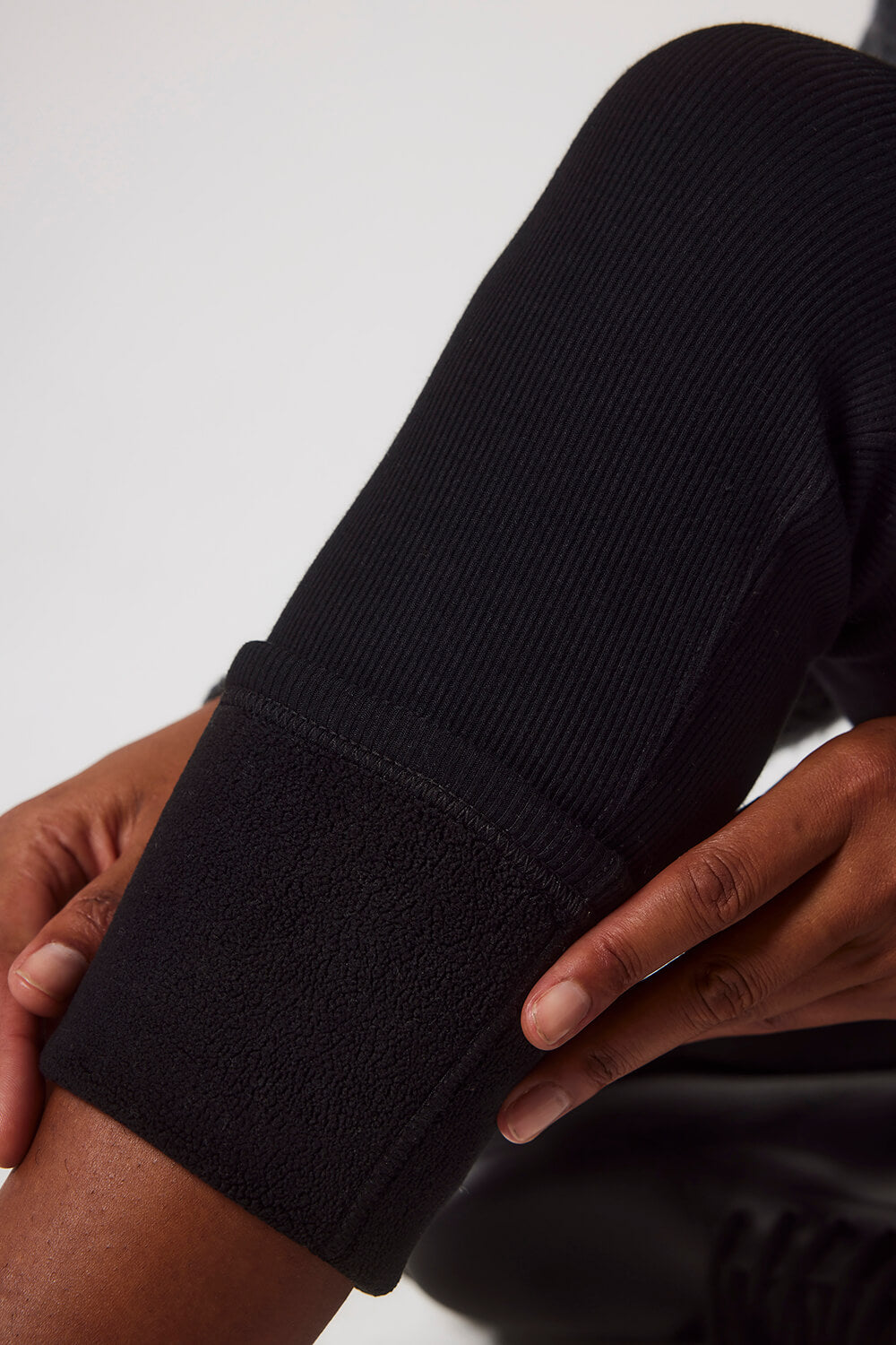 Leggings Extreme Mit Fleecefütterung - Schwarze