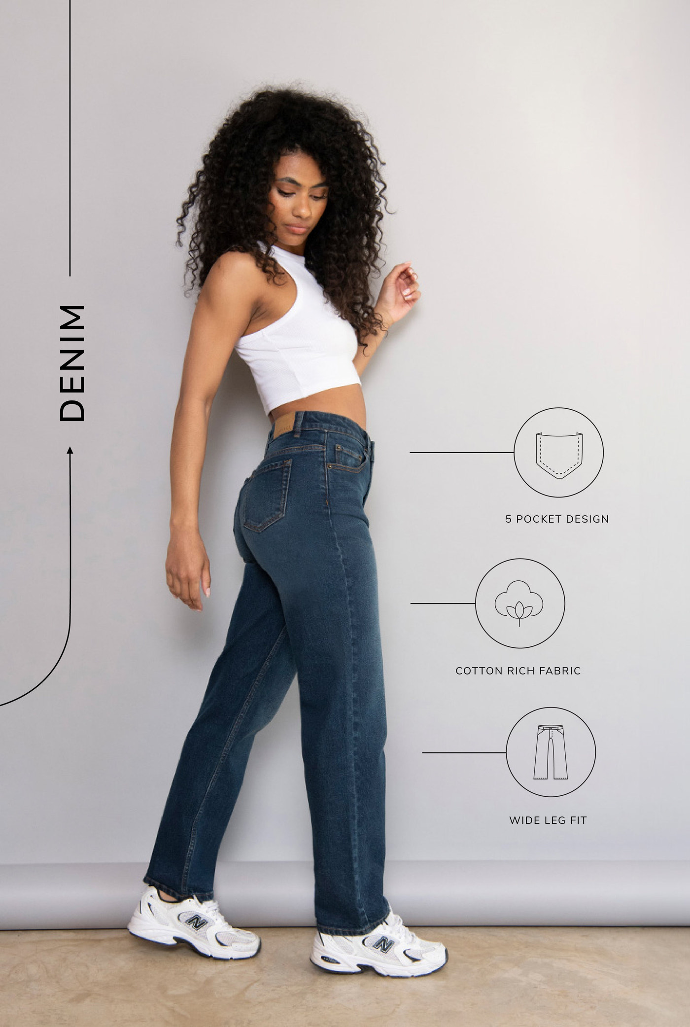Straight-Fit Jeans - Dunkelblau