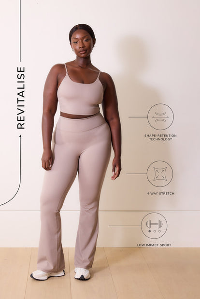 24/7 Revitalise Schlaghose Leggings - Clay