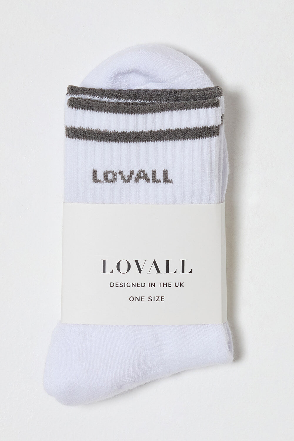 Gerippte Sportsocken - Schiefergrün