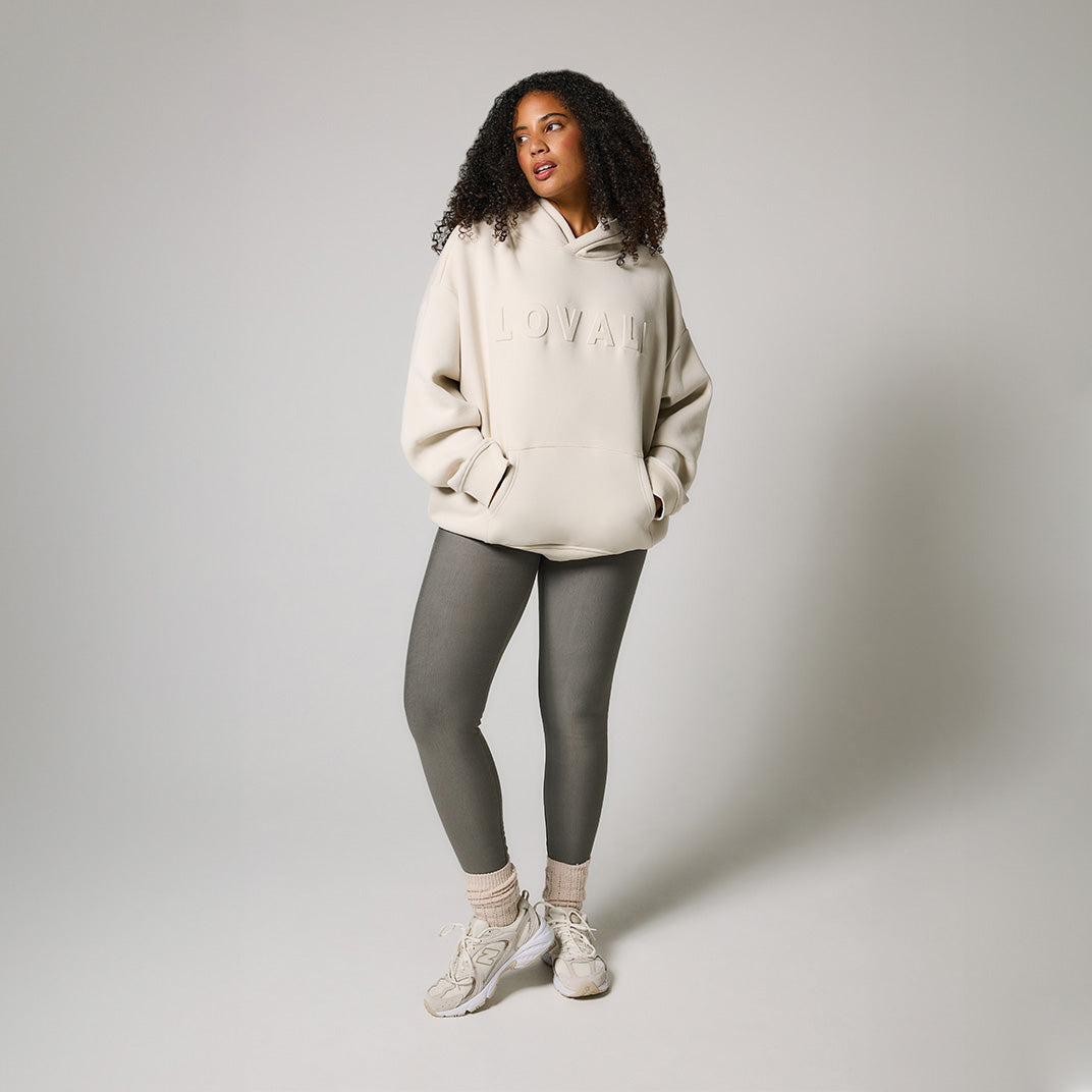 Everyday Winter High Waisted Leggings Curvy - Slate Green