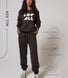 ALL SZN Bio-Jogger mit Bündchen Curvy - Black Coffee