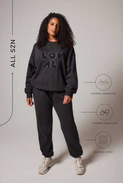 ALL SZN Bio-Jogger mit Bündchenr Curvy - Shadow