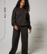 ALL SZN Bio-Jogger mit weitem Bein - Black Coffee