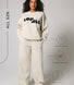 ALL SZN Bio-Jogger mit weitem Bein - Ecru