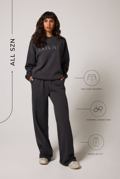 ALL SZN Bio-Jogger mit weitem Bein Curvy - Shadow