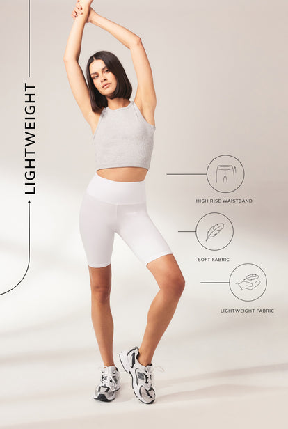 Everyday Radlerhose Lightweight Curvy - White