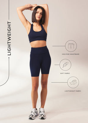 Everyday Radlerhose Lightweight Curvy - Navy