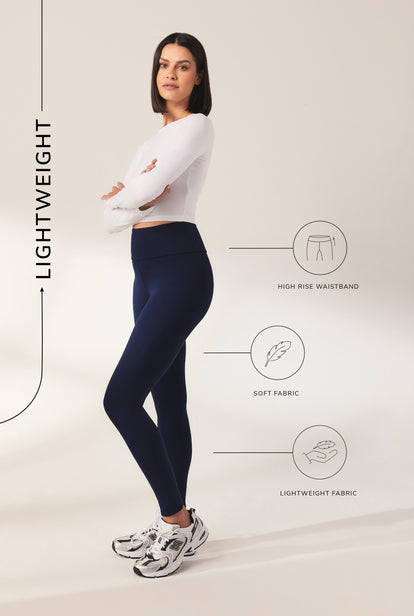 Everyday Radlerhose Lightweight Curvy - Navy