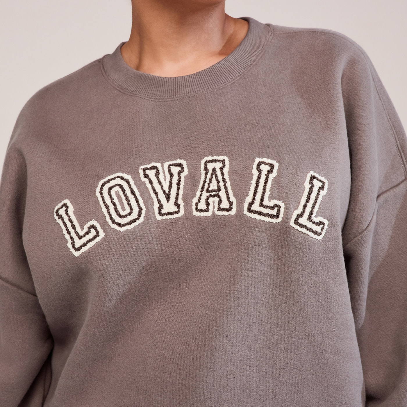 Curve Heavyweight Oversized Sweatshirt Campus - Mocha