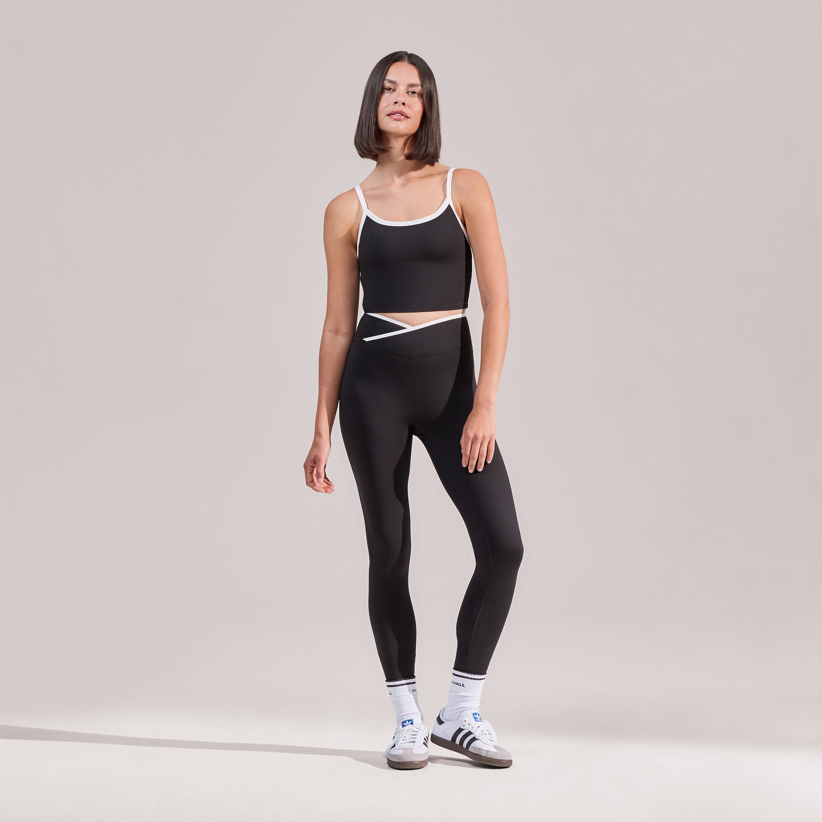 Ultimate Everyday Wrap Waist Leggings - Black