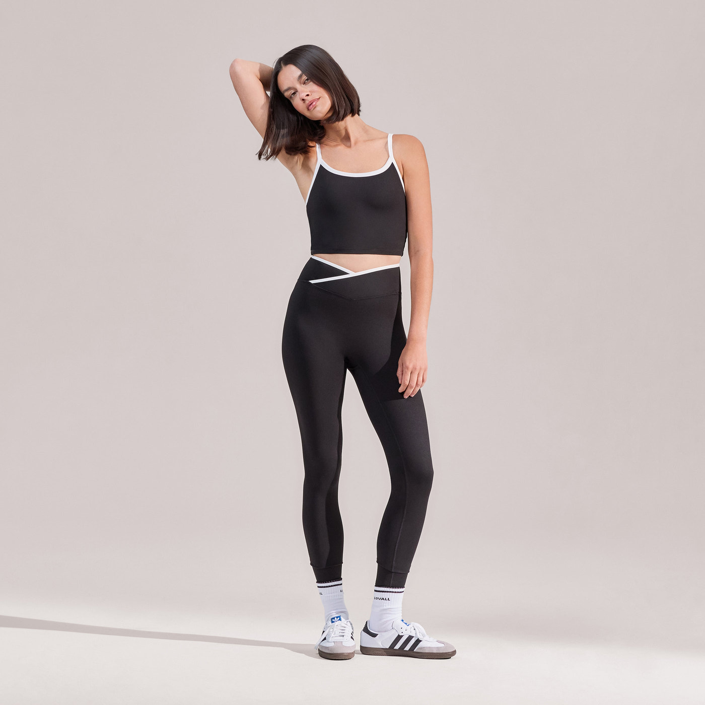 Ultimate Everyday Wrap Waist Leggings - Black