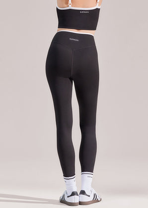 Ultimate Everyday Wrap Waist Leggings - Black