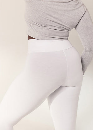 Alltägliche Leichte Leggings - Weiße