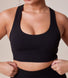 Curve Sculpt Seamless Sports Bra - Black