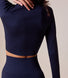 Sculpt Seamless Long Sleeve Top - Deep Navy