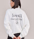 ALL SZN Organic Funnel Neck Zip Through - Off White