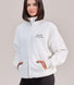 ALL SZN Organic Funnel Neck Zip Through - Off White