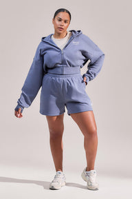Curve ALL SZN Organic Sweat Shorts - Ice Blue