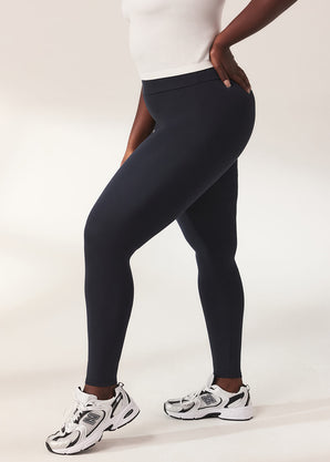 Everyday High Waisted Leggins Lightweight - Slate Green