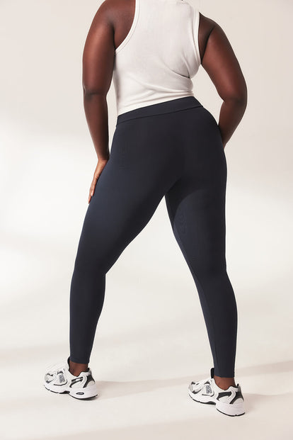 Everyday High Waisted Leggins Lightweight - Vintage Navy