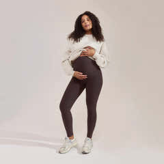 Umstandsleggings für jeden Tag – Black Coffee
