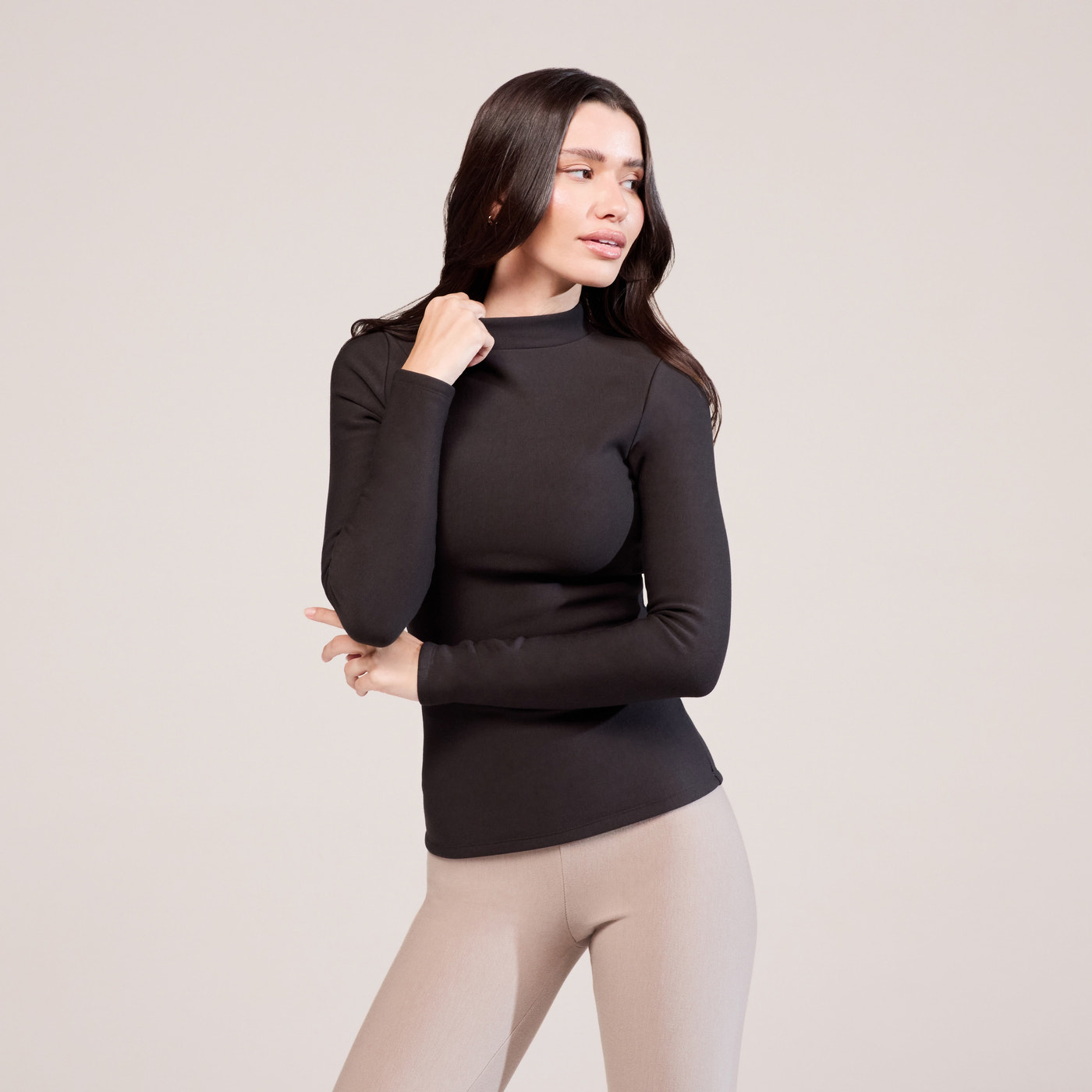 Winter Thermal Top - Black Coffee