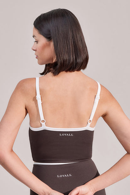 Ultimate Everyday Vest Top - Black Coffee