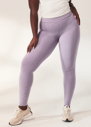 Everyday High Waisted Leggins Lightweight - Mauve