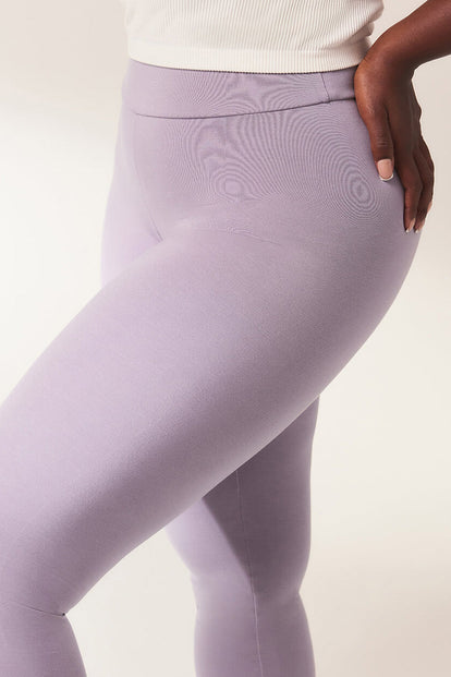 Everyday High Waisted Leggins Lightweight - Mauve