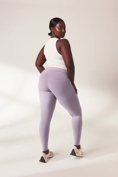 Everyday High Waisted Leggins Lightweight - Mauve