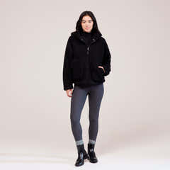 Borg-Fleece – Schwarz