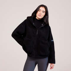 Borg-Fleece – Schwarz