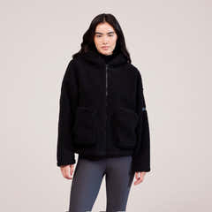 Borg-Fleece – Schwarz