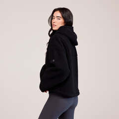 Borg-Fleece – Schwarz