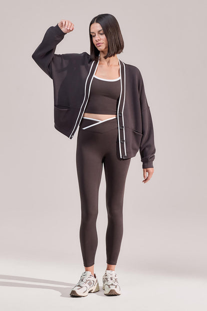 Ultimate Everyday Cardigan - Black Coffee