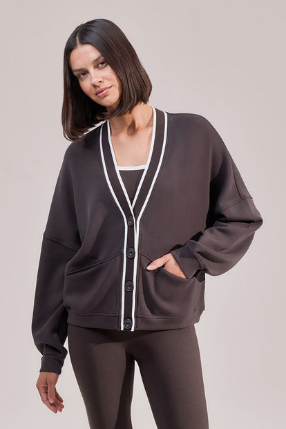 Ultimate Everyday Cardigan - Black Coffee
