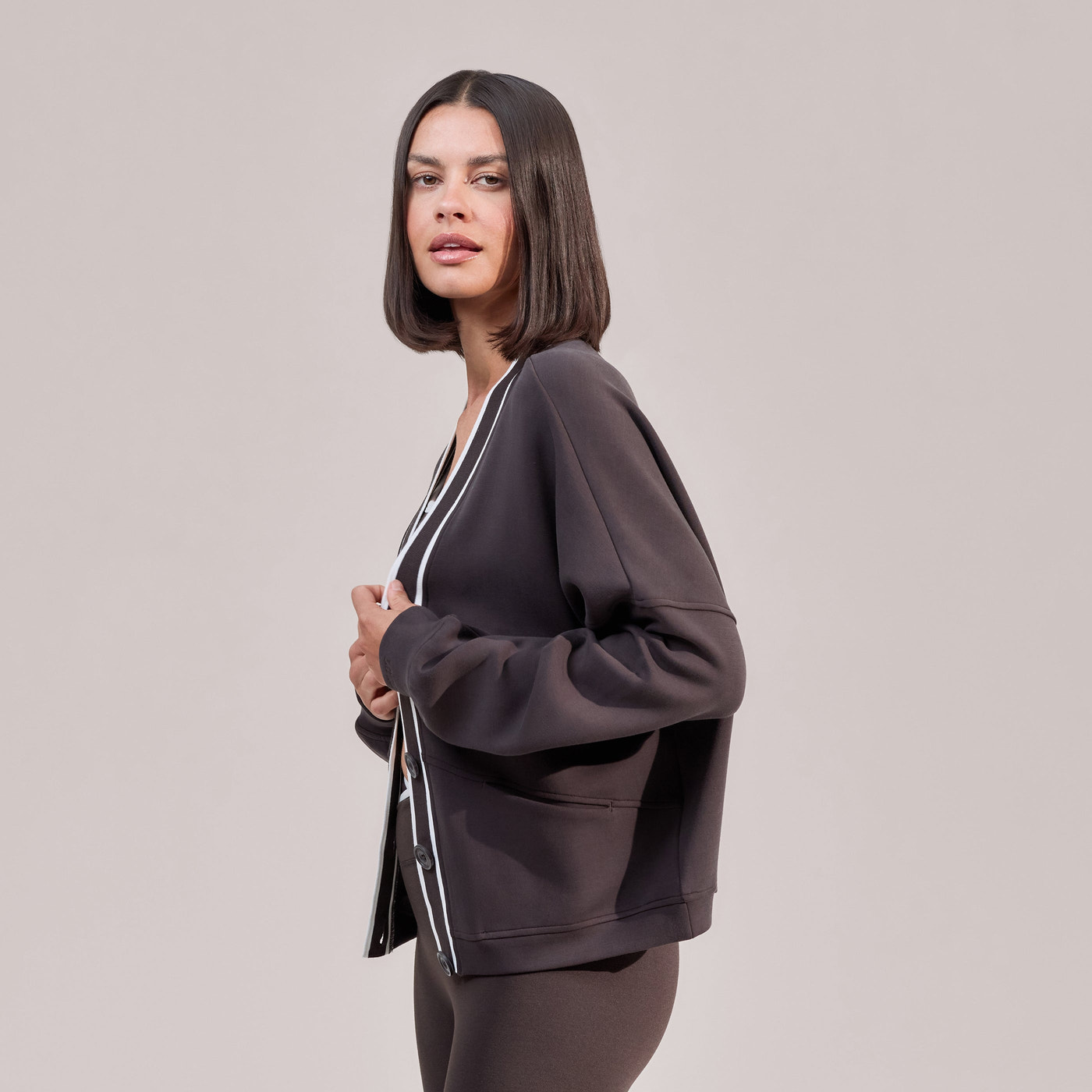 Ultimate Everyday Cardigan - Black Coffee