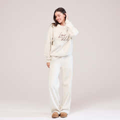 Bio-Sweatshirt Oversized Lovall Script – Ecru