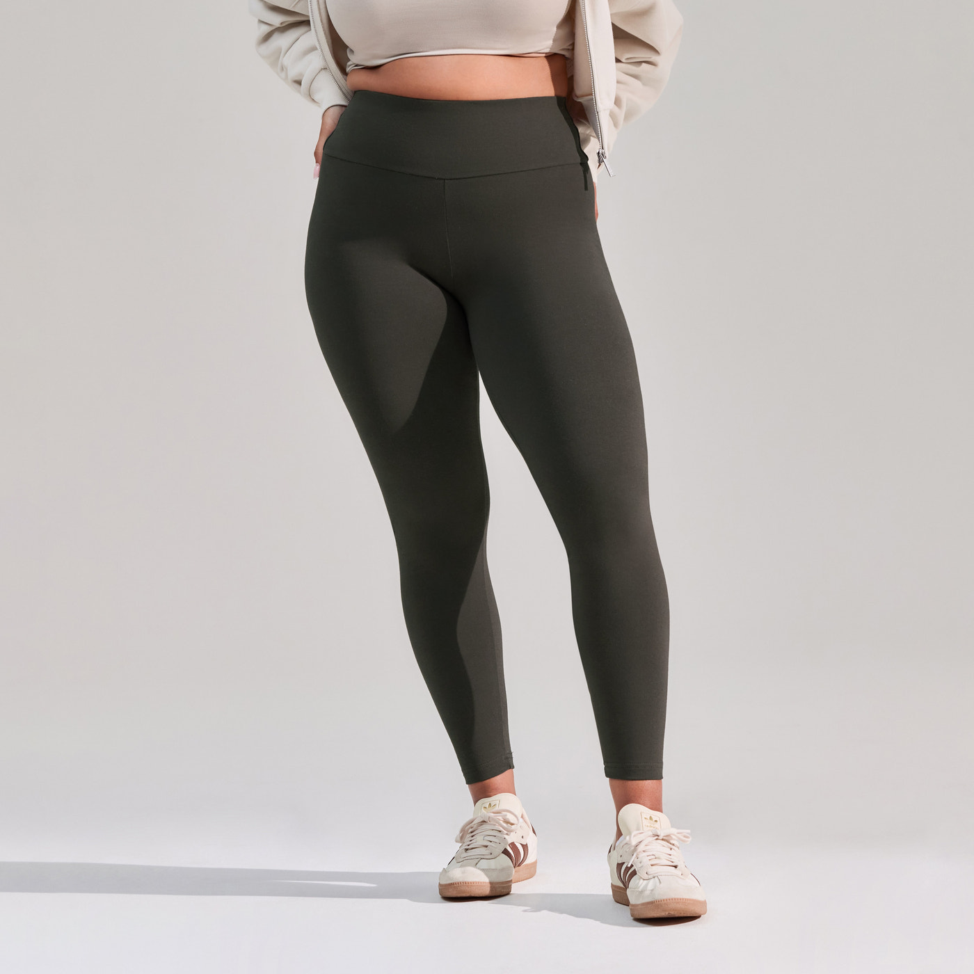 Curve Everyday High Waisted Leggings - Pine