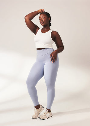 Everyday Radlerhose Lightweight Curvy - Powder Blue