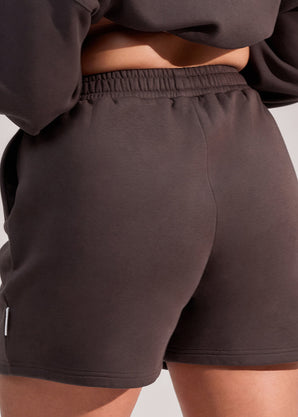 Curve ALL SZN Organic Sweat Shorts - Black Coffee